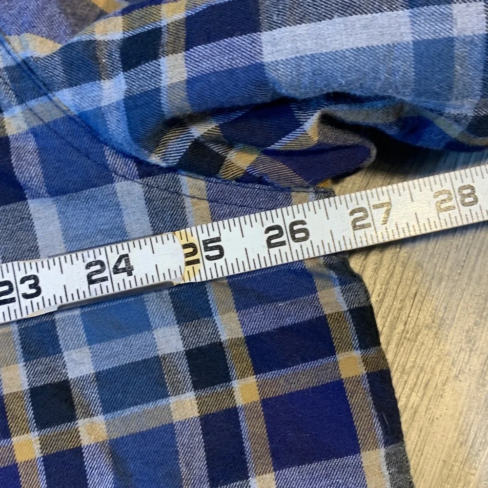 Carbon2Cobalt Sherpa Liner Blue Flannel Plaid Shirt Jacket Shackleton size XXL